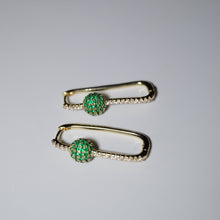 Görseli Galeri görüntüleyiciye yükleyin, Ornela Küpe Yeşil