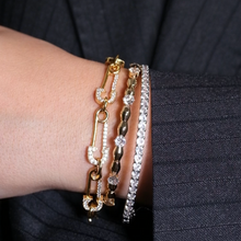 Görseli Galeri görüntüleyiciye yükleyin, Safety Pin Bilezik