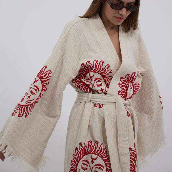 %100 Koton Kimono