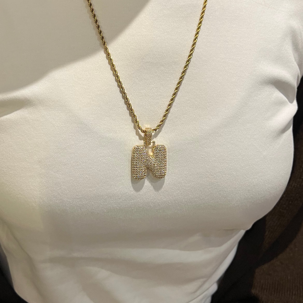 Dev Tombul Harf Kolye