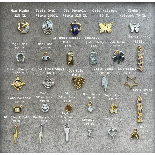 Charmlı Kişiselleştirilebilir Fular 5 Charm – everydaybyreng